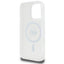 Karl Lagerfeld IML Metal Karl Head MagSafe - dėklas iPhone 16 Pro (baltas)