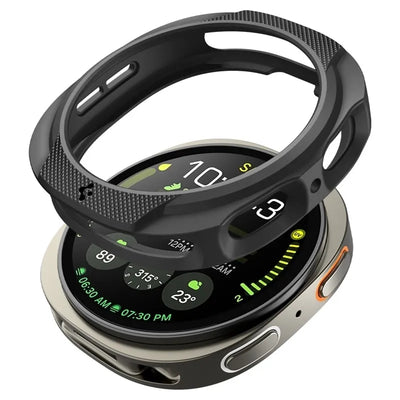 Spigen Liquid Air – dėklas Samsung Galaxy Watch 8 44 mm (matinė juoda)