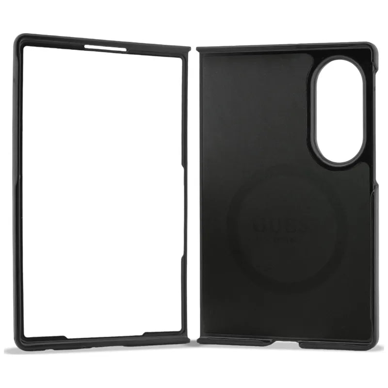 Guess Big 4G Logo Classic Logo dėklas, skirtas Samsung Galaxy Z Fold 8 (juodas)