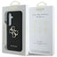 Guess Grained Big 4G Logo Small Classic Logo – dėklas Samsung Galaxy S25 (juodas)