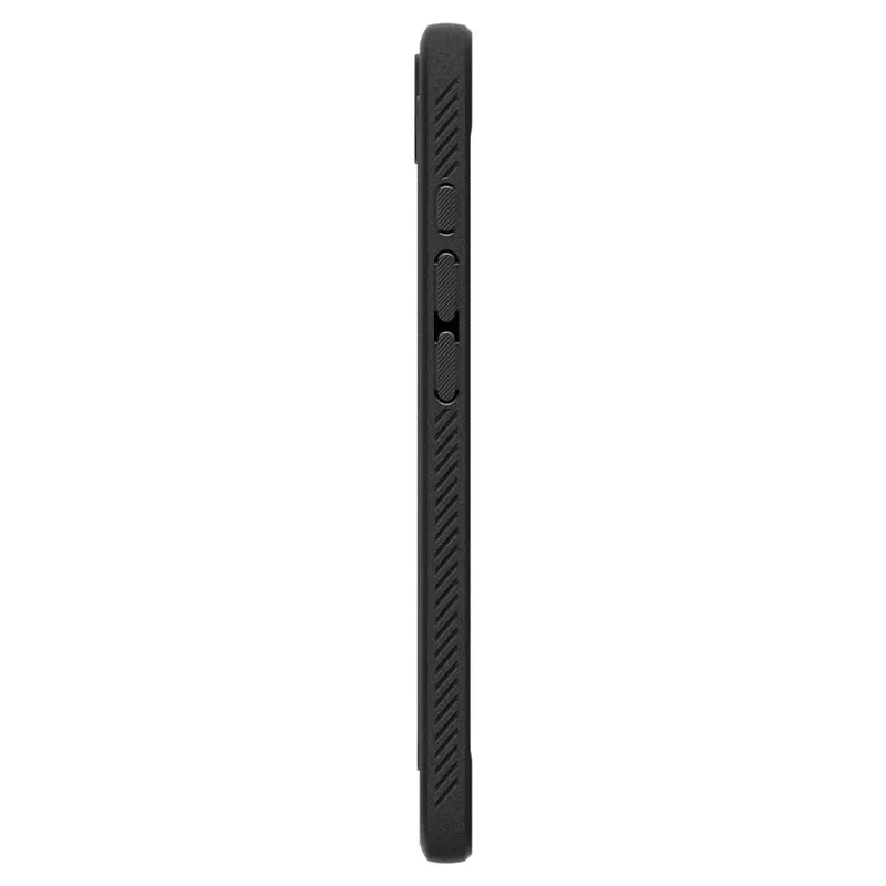 Spigen Rugged Armor Mag MagSafe – dėklas iPhone 17e / 16e (matinė juoda)