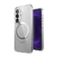 Speck Presidio Perfect-Clear Magnet – Samsung Galaxy S26 MagSafe dėklas (skaidrus/sidabrinis)