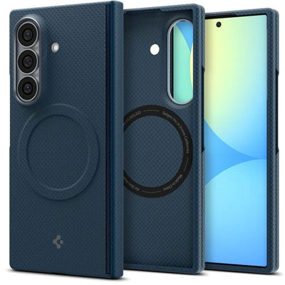 Spigen AirSkin Aramid MagSafe – dėklas Samsung Galaxy Z Fold 8 Ultra (tamsiai mėlynas)
