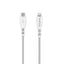 Energizer HardCase – USB-C į Lightning jungiamasis kabelis, MFi sertifikuotas, 1,2 m (baltas)