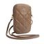 Guess Zip Quilted 4G – telefono krepšys (ruda)