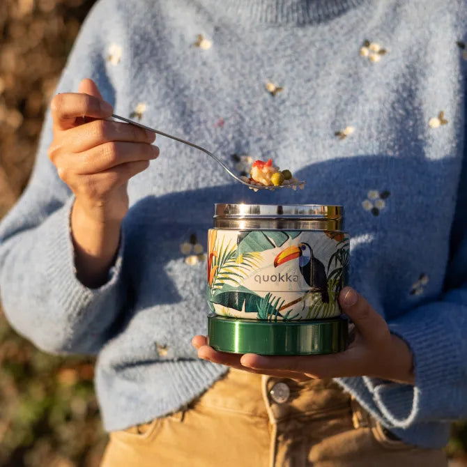 Quokka Whim Food Jar – termosas maistui / pietų dėžutė 360 ml (Tropical)