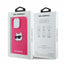 Karl Lagerfeld Silicone Choupette Head Print MagSafe – dėklas „iPhone 16 Pro Max“ (fuksijos spalvos)