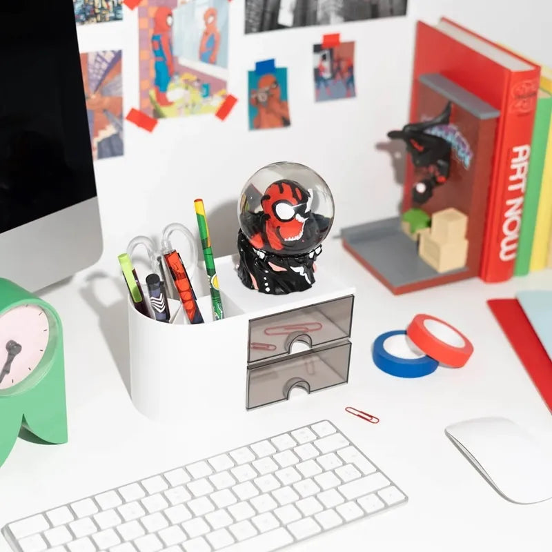SPIDERMAN – Stiklinis sniego gaublys „Spider-Man & Venom“ dovanų dėžutėje