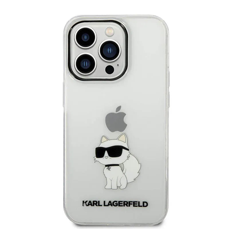 Karl Lagerfeld IML NFT Choupette – dėklas iPhone 14 Pro Max (skaidrus)