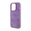 Guess Leather 4G Stamped – dėklas iPhone 15 Pro Max (violetinis)