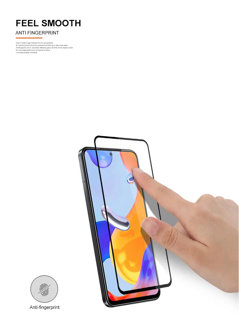 Mocolo 2.5D Full Glue stiklas - apsauginis stiklas, skirtas Xiaomi Redmi Note 11 Pro / Note 11 Pro Plus