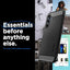 Spigen Rugged Armor – dėklas, skirtas Samsung Galaxy A55 5G (matinė juoda)