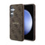 Guess 4G Collection Leather Metal Logo MagSafe - Dėklas Samsung Galaxy S24 (Rudas)