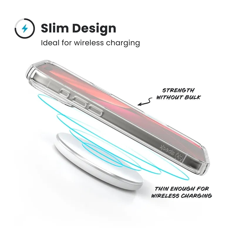 Speck Presidio Perfect-Clear – dėklas iPhone 17 Pro Max (skaidrus)
