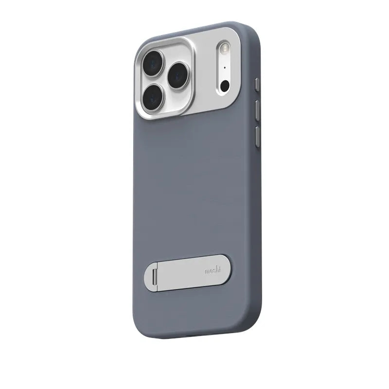 Moshi Kameleon MagSafe – Dėklas iPhone 17 Pro Max su stovo funkcija (Dusk Blue)