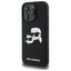 Karl Lagerfeld Silicone Double Heads Print MagSafe – Dėklas iPhone 16 Pro Max (juodas)