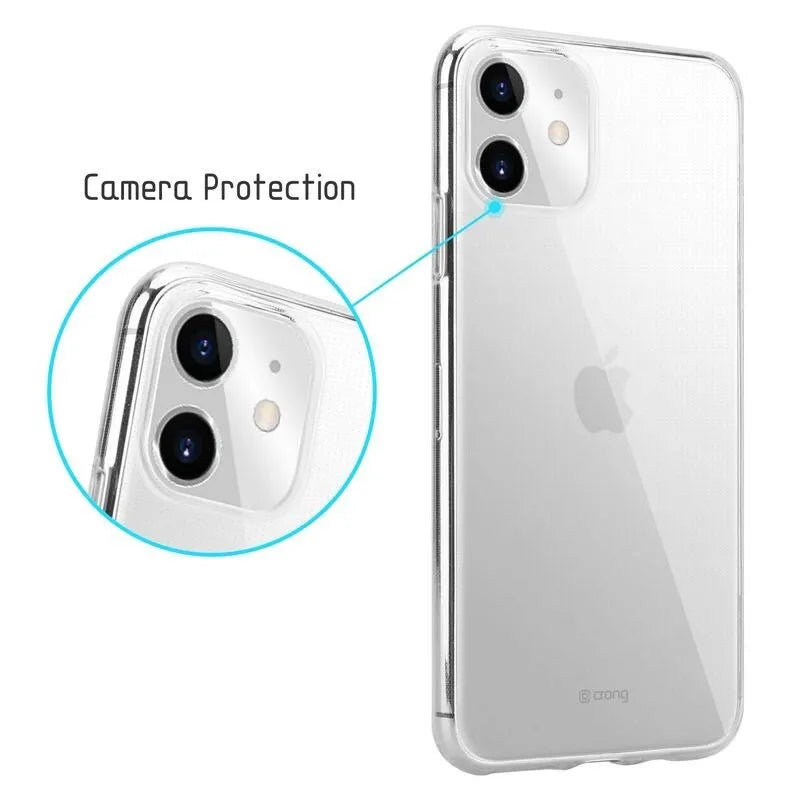 Crong Crystal Slim Cover – dėklas „iPhone 11“ (skaidrus)