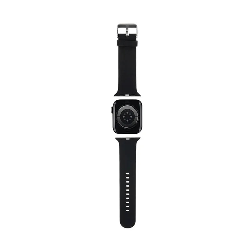Karl Lagerfeld 3D Rubber Choupette Head NFT – dirželis Apple Watch 38/40/41 mm (juodas)