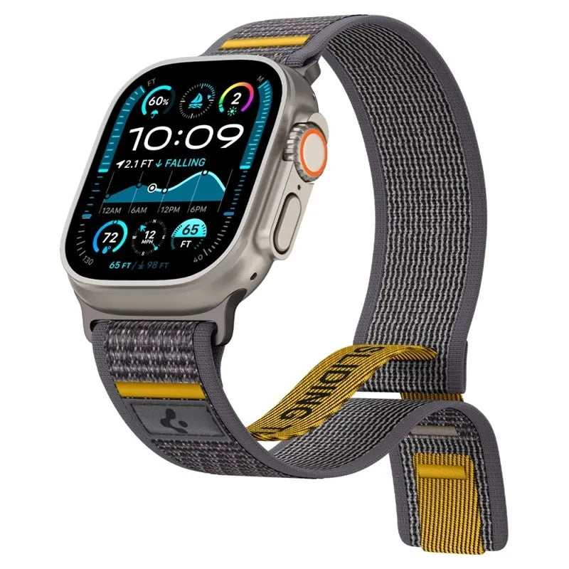 Spigen Athlex Air – dirželis Apple Watch 44/45/46/49 mm (Active Gray)