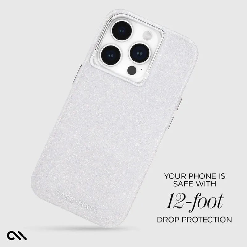 Case-Mate Shimmer MagSafe – dėklas, skirtas iPhone 15 Pro (vaivorykštinis)