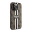 Guess 4G Printed Stripes MagSafe – dėklas iPhone 14 Pro (rudas)