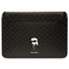 Karl Lagerfeld NFT Saffiano Monogram Ikonik Karl dėklas - 14" nešiojamojo kompiuterio dėklas (juodas)