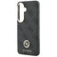 Guess 4G Rhinestone Round Logo MagSafe – Samsung Galaxy S26 dėklas (juodas)