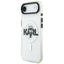 Karl Lagerfeld IML Karl Sketch Logo MagSafe - Dėklas iPhone Air (skaidrus)