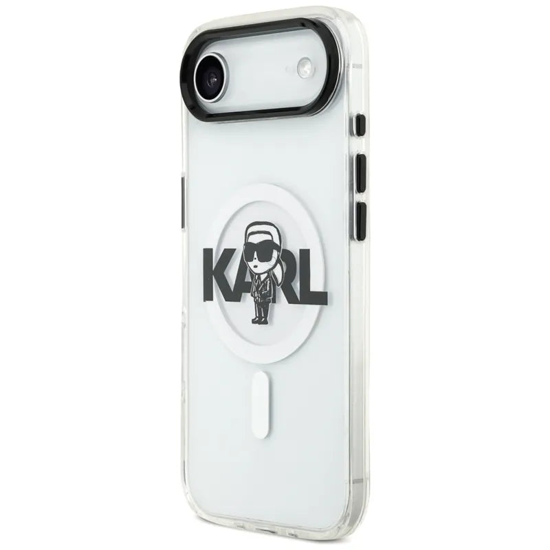 Karl Lagerfeld IML Karl Sketch Logo MagSafe - Dėklas iPhone Air (skaidrus)