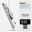 Spigen Ultra Hybrid Mag MagSafe - dėklas, skirtas iPhone 17e / 16e (Zero One)