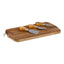 Alpina – Sūrio patiekimo rinkinys, medinė lentelė, 32x17,5 cm, + 3 peiliai