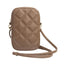 Guess Zip Quilted 4G – telefono krepšys (ruda)