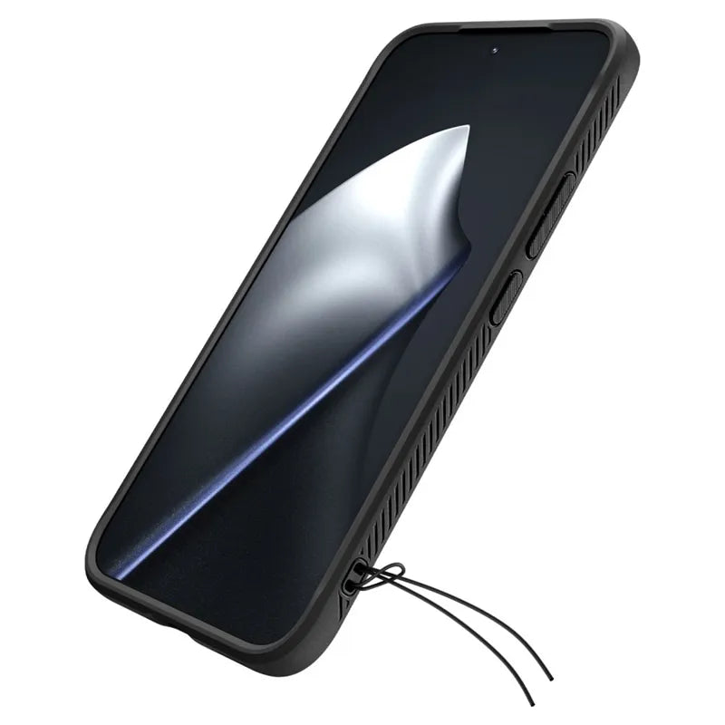 Spigen Rugged Armor – Dėklas Xiaomi 15T Pro (matinė juoda)