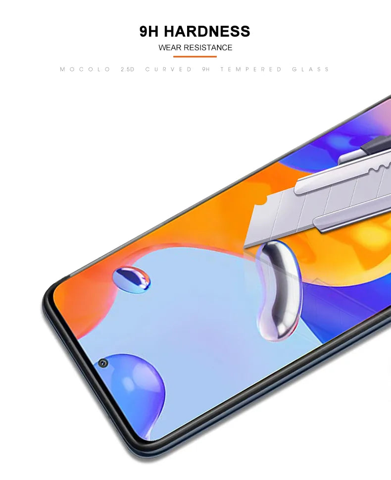 Mocolo 2.5D Full Glue stiklas - apsauginis stiklas, skirtas Xiaomi Redmi Note 11 Pro / Note 11 Pro Plus