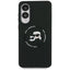 Karl Lagerfeld Silicone Double Heads And Circle MagSafe – dėklas Samsung Galaxy S25 Edge (juodas)