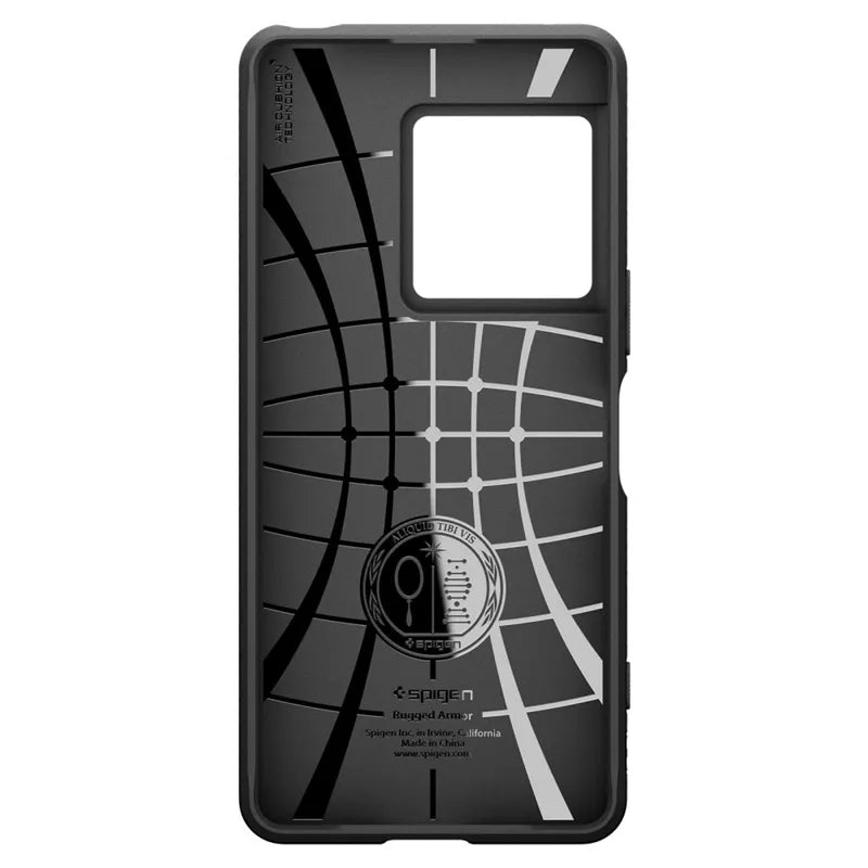 Spigen Rugged Armor – dėklas Sony Xperia 1 VIII (matinė juoda)