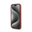 Karl Lagerfeld Diagonal Quilted Script – dėklas iPhone 15 Pro (raudonas)