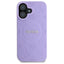 Guess Saffiano Peony Classic Logo MagSafe – dėklas iPhone 16 (violetinis)