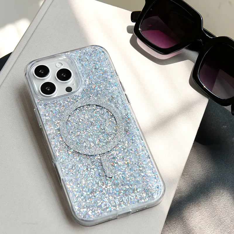 Case-Mate Twinkle MagSafe – Dėklas, skirtas iPhone 16 Pro Max (Disco)