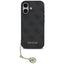 Guess 4G Charms Collection MagSafe – dėklas iPhone 17 (juodas)
