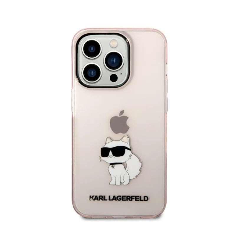 Karl Lagerfeld IML NFT Choupette – dėklas iPhone 14 Pro Max (rožinis)