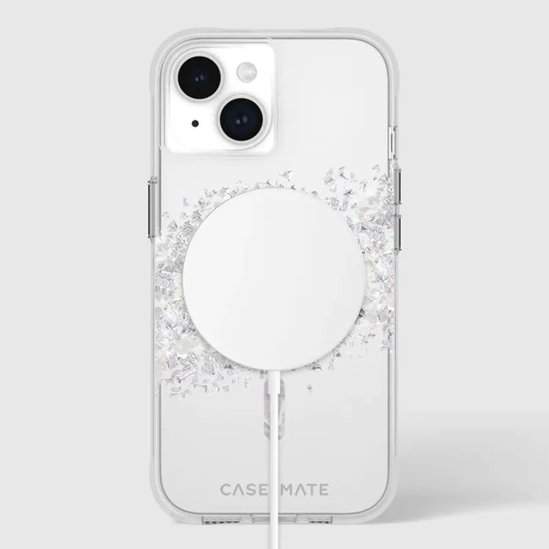 Case-Mate Karat MagSafe - dėklas iPhone 15 / iPhone 14 / iPhone 13, papuoštas perlamutru (A Touch of Pearl)