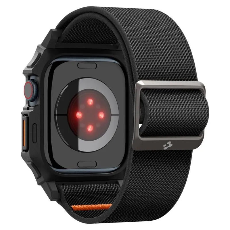 Spigen Lite Fit "Pro" - dėklas su dirželiu Apple Watch 10 42 mm laikrodžiui (matinis juodas)