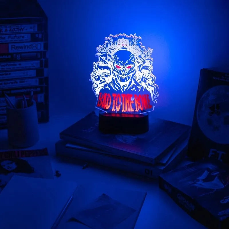 Stranger Things – LED naktinė lempa „Bad To The Bone“ (16 x 24 cm)