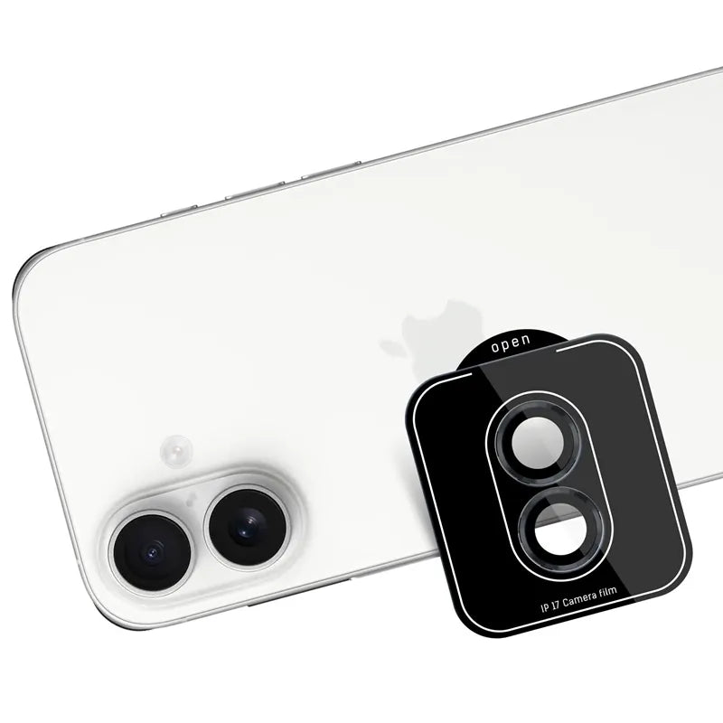 3mk Lens Protection Pro – kameros objektyvo stiklas, skirtas iPhone 17 (juodas)