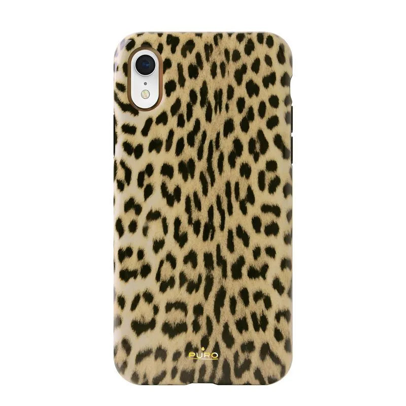 PURO Glam Leopard dėklas - dėklas, skirtas iPhone XR (Leo 1)