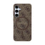 Guess 4G Collection Leather Metal Logo MagSafe - Dėklas Samsung Galaxy S24 (Rudas)