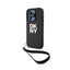 DKNY Wrist Strap Stock Logo – dėklas iPhone 15 Pro telefonui (juodas)