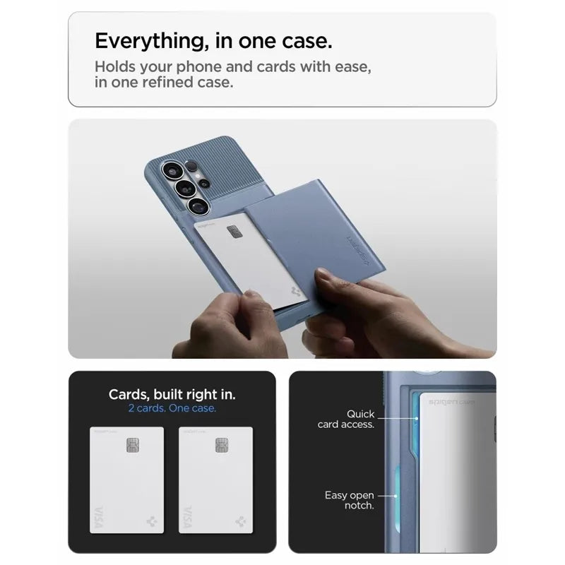 Spigen Slim Armor CS – dėklas Samsung Galaxy S26 Ultra (šviesiai mėlynas)