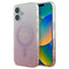 Guess IML Glitter Gradient MagSafe - Dėklas iPhone 16 (Rožinis)